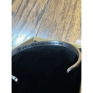 Disney Joycuff Morse Code Bracelet Let your faith be bigger than your fear